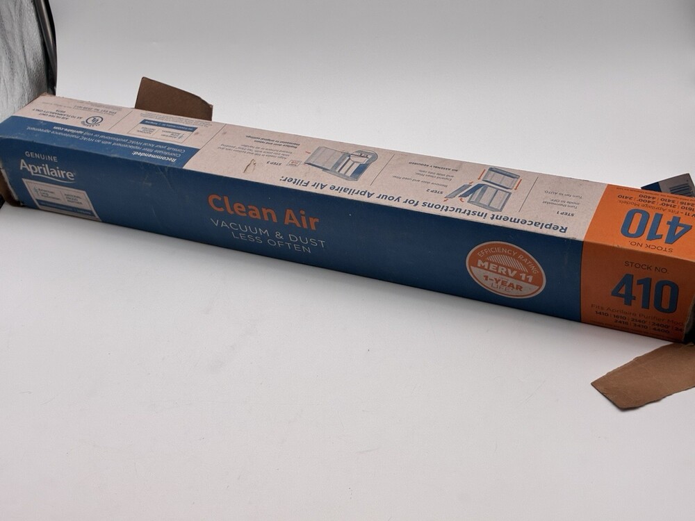 Genuine Aprilaire 410 Replacement Air Filter MERV 11 HVAC New Open Box